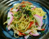 レンチン♥かまぼことカニカマの塩焼きそば作り方9写真