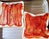 ありがちな作り置き冷凍ピザトースト☆作り方1写真