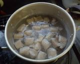 鶏皮の煮込み(味噌仕立て)作り方4写真