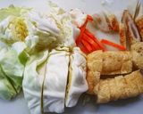 お弁当にも!竹輪とキャベツの油揚げ煮作り方1写真