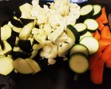 夏野菜のトマト煮込み作り方1写真