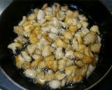 フライパンで♪鶏皮の串なしカリカリ焼き鳥作り方3写真