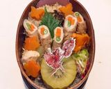 肉巻きと常備菜弁当 夏 部活 可愛い作り方5写真