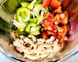 豚皮とゴーヤのサラダゴマ風味作り方5写真