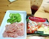 鶏むね肉とアボカドの春巻き作り方1写真
