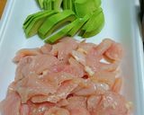 鶏むね肉とアボカドの春巻き作り方2写真