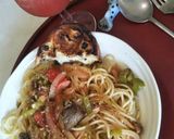肉トマトパスタ（血管ダイエット1268）作り方3写真