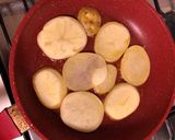 そばの実ゴルゴンソースでポテトタワー作り方2写真