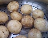 【圧力鍋】新じゃがふかしてみました＾＾作り方2写真