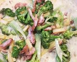 ブロッコリーベーコンポテト生クリーム炒め作り方5写真