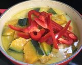 ＊鶏肉とカボチャのココナッツ煮込み＊作り方6写真