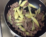 牛肉とじゃがいものオイスターソース炒め作り方4写真