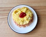 火いらず！レンジで簡単オムライス♫作り方6写真