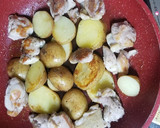 簡単！鶏肉とじゃがいものマヨチーズ焼き作り方4写真