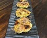 ズッキーニとカニカマのお好み焼き作り方3写真
