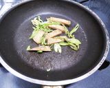 （お弁当）ネギと焼豚の醤油炒め作り方5写真