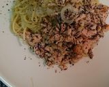鮭とゆかりの混ぜ混ぜ玉ねぎパスタ作り方7写真
