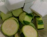 ズッキーニとはんぺんの生姜醤油作り方1写真