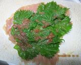 夏向きのチキンロール！梅と大葉で最高！作り方2写真