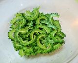 トマトとゴーヤの沖縄卵とじ作り方3写真