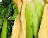 薄揚げ＆チンゲン菜の丸煮★スープあんかけ作り方3写真