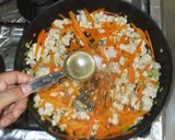 鶏ひき肉の炒り豆腐♪簡単作り方7写真