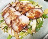 （お弁当）ネギと焼豚の醤油炒め作り方9写真
