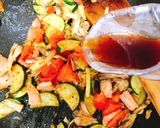 イタリアンポーク夏野菜ソース作り方4写真