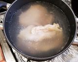 鶏もも肉としその鶏塩白湯冷やしうどん作り方4写真