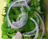 鶏唐揚げとパクチーのサンドイッチ作り方3写真