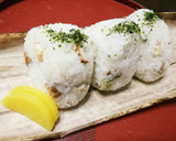 小腹すいたら～ちくわの磯辺揚げおにぎり♪作り方8写真