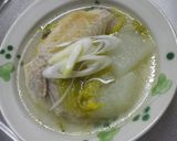塩＆酒だけ　シンプルな鶏大根のスープ煮♡作り方5写真