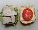 チキンとベーコンのボリュームサンド作り方2写真