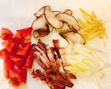 トマト入り中華風オムレツのさっぱり生姜餡作り方1写真
