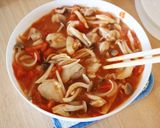 レンジで簡単！　チキンのトマト煮作り方4写真