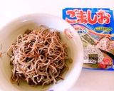 ゴマ油と麺つゆで♪パパっと蕎麦の焼きそば作り方8写真
