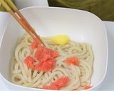 【レンジで簡単】冷凍うどんでタラコうどん作り方2写真