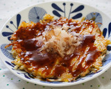 もやしで簡単！もやしお好み焼き♪作り方7写真
