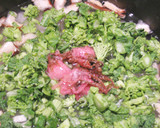 さくらと菜の花の炊き込みご飯作り方1写真