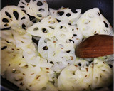 蓮根のきんぴらとアボカドのカレー風味炒め作り方5写真