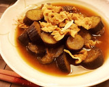 茄子と豚肉の煮物　柚子胡椒チューブで簡単作り方8写真