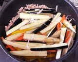 《 肉味噌豆乳そうめん 》作り方3写真