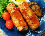 ☆絹厚揚げ肉巻き☆作り方4写真