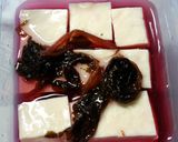 琉木綿豆腐のみそ漬けと赤梅酢漬け作り方2写真