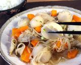 ＊肉じゃが風＊里芋と豚バラの優しい煮物作り方12写真