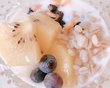 もち麦フルーツヨーグルト食物繊維たっぷり作り方2写真