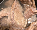 とろとろ茄子と牛すじの煮込み作り方1写真