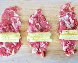 豚小間肉で!ポテトロールカツ作り方2写真