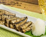 絶品スモークオイルサーディンの山椒焼き！作り方3写真