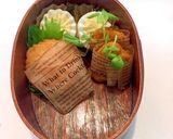 むっちりおにぎり 楕円弁当箱 詰め方作り方3写真